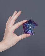 Premium Chrome Pyramid Geode